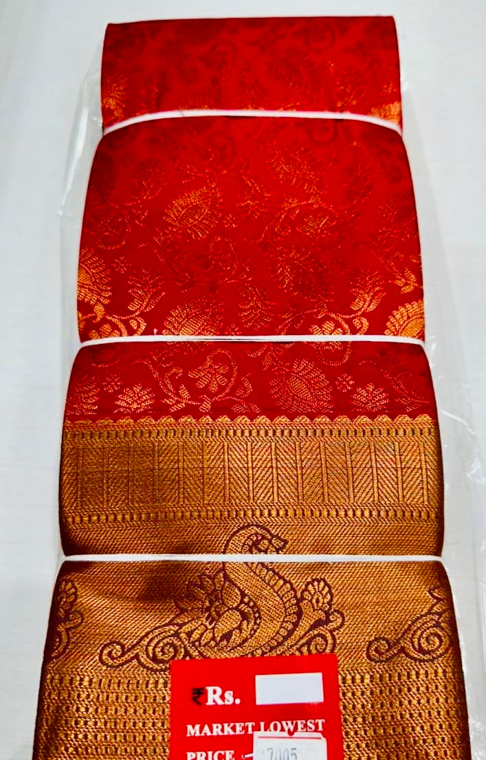 Kanchipuram Saree -Red