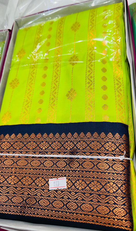 Kanchipuram Saree- Green