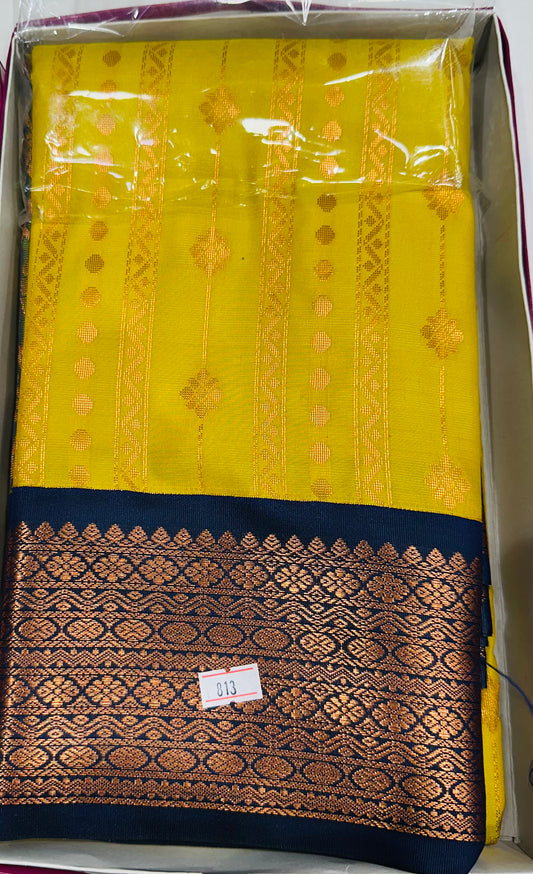 Kanchipuram Saree- Mustard