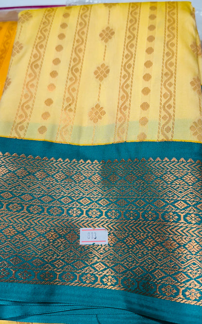 Kanchipuram Saree- Beige