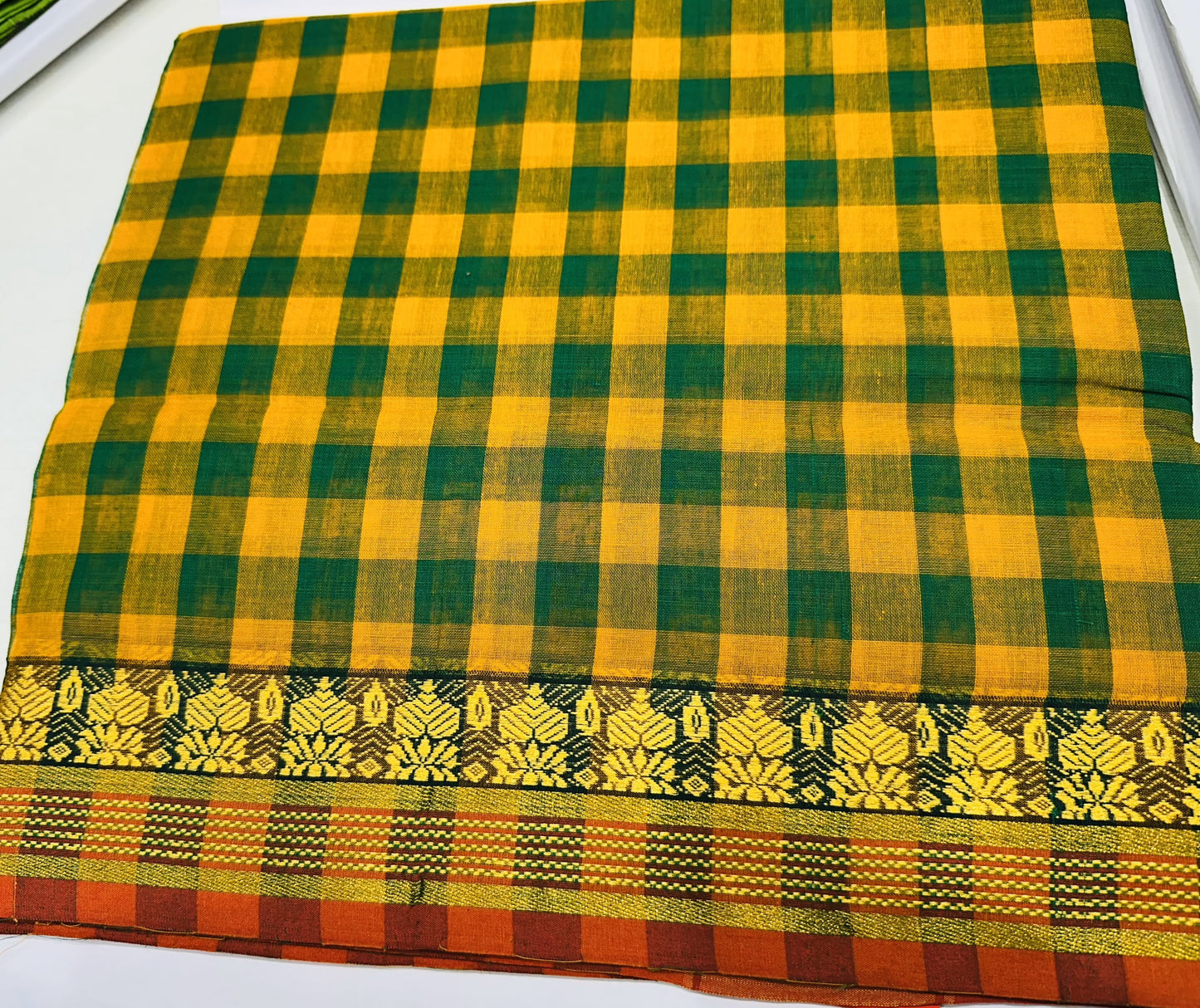 Saree- Pure chettinad cotton- multi