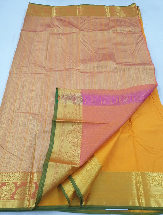 Kanchipuram silk sarees gold