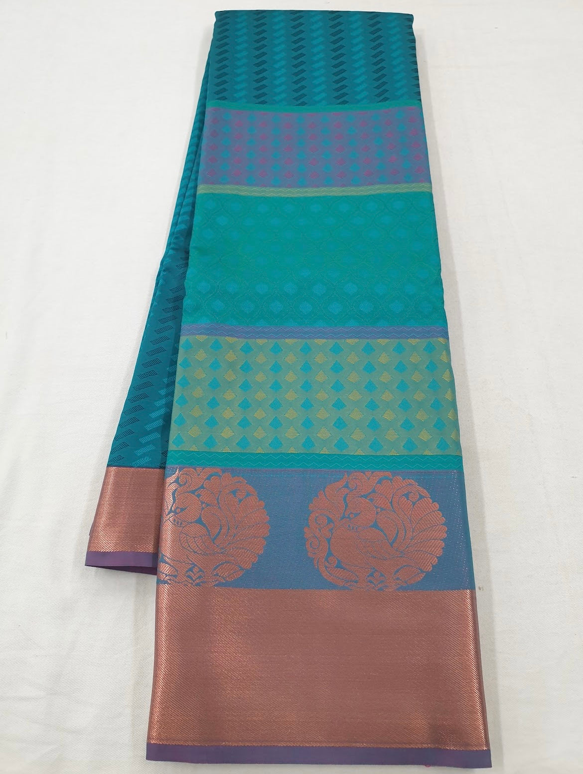 Kanchipuram silk saree -Multi