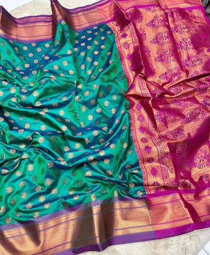 Silk saree - Paithani Multiple colors