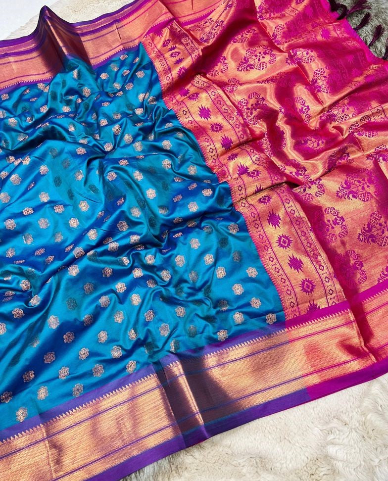 Silk saree - Paithani Multiple colors