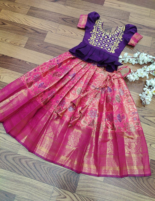 Kid's lehenga- Multiple colors