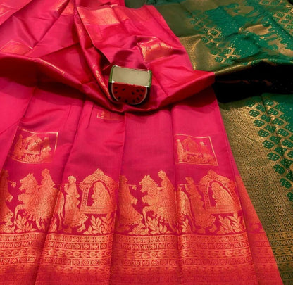 Soft Silk Saree- Multiple colors