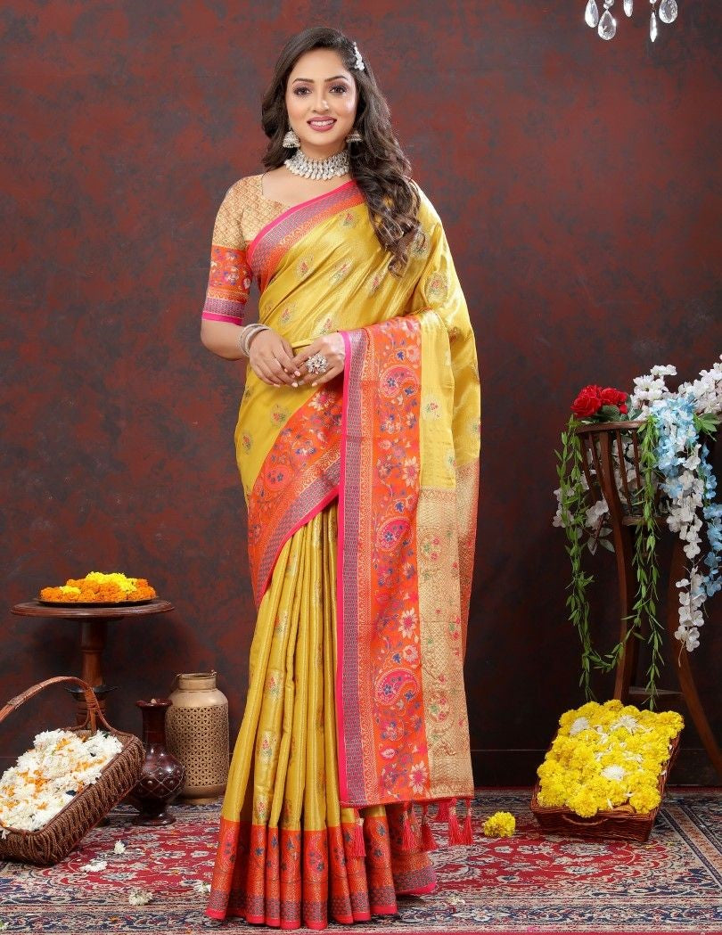 Kanchi Silk sarees- Multiple colors