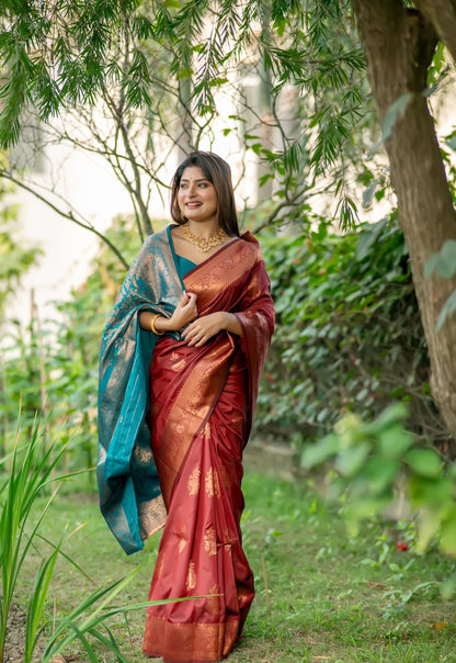 Women Banarasi Silk saree-Multiple colors