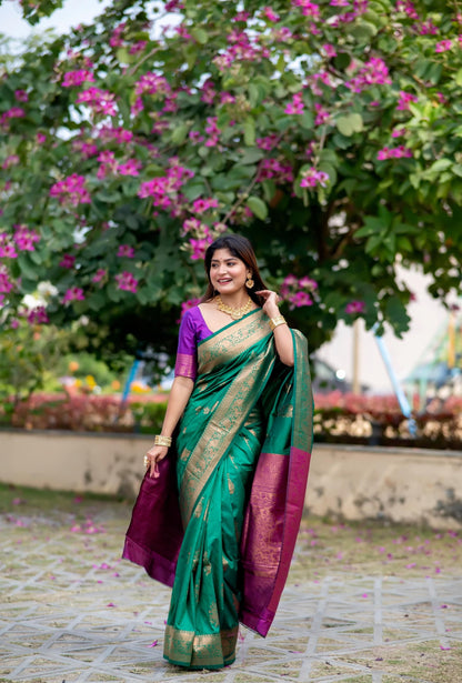 Women Banarasi Silk saree-Multiple colors