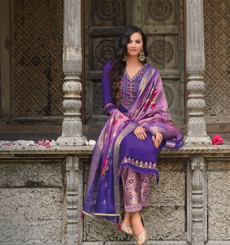 Viscose Kurtha suit- Multiple colours