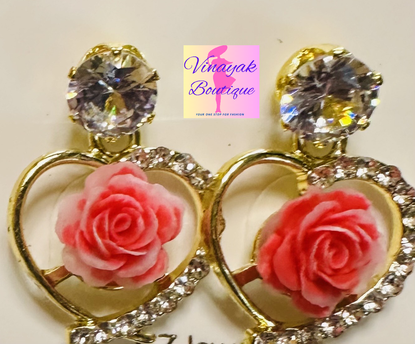 *Limited offer* Women Earring pairs- stones and flowers Multiple colors